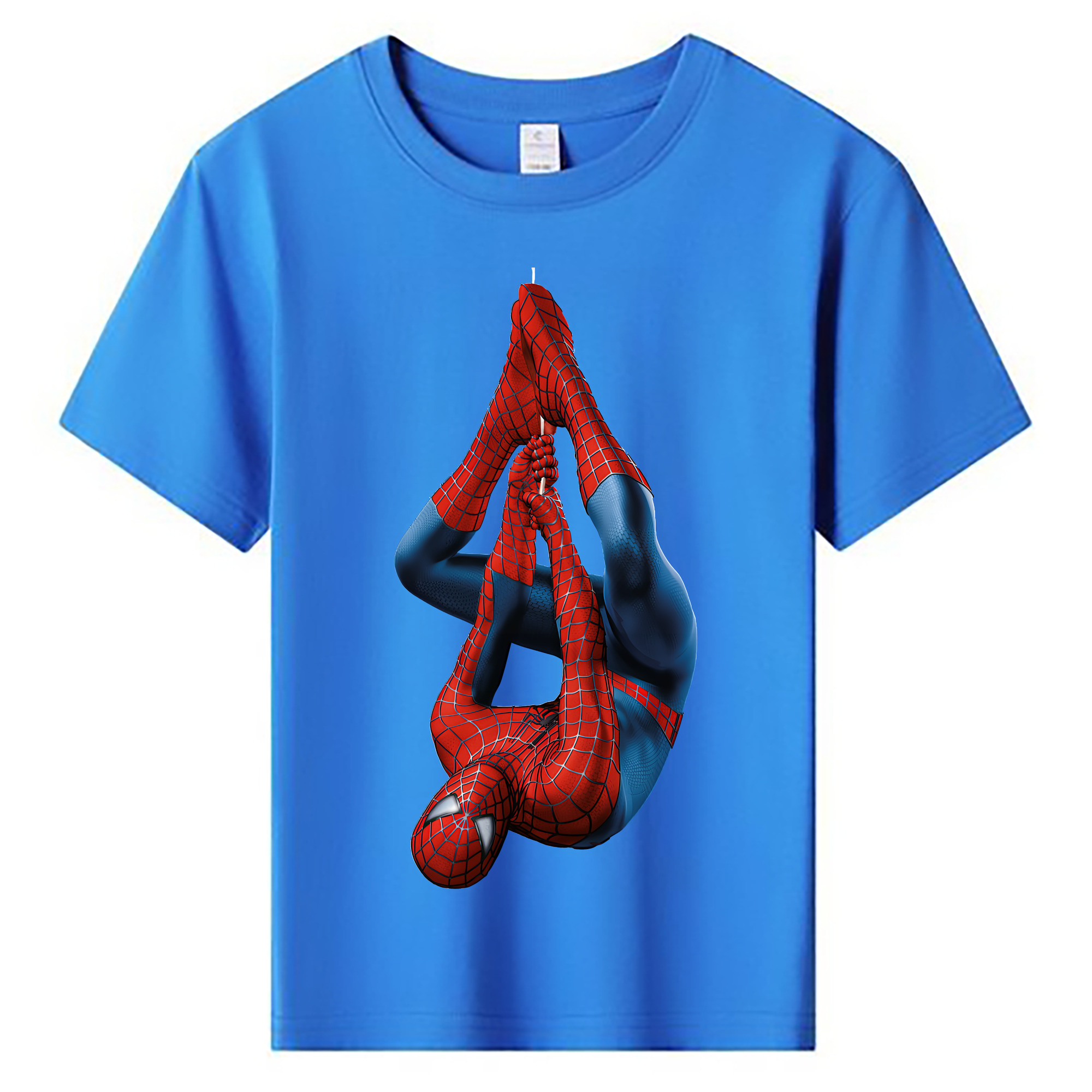 （画像用） Spider Man スパイダーマン 綿100％キッズTシャツ（フロントプリント）